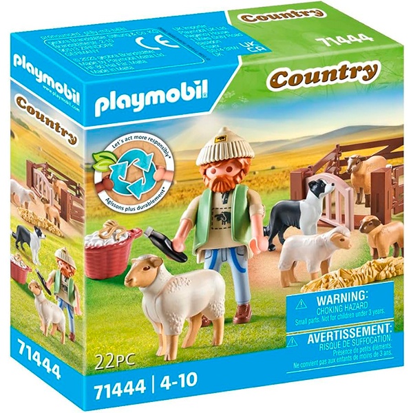 71444 Playmobil Country – Pastor con rebaño de ovejas