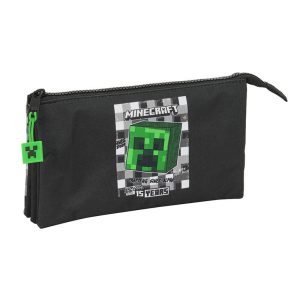 Minecraft Estuche Triple 22cm