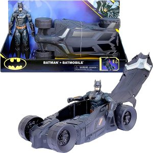 DC Batmóvil con Figura Batman 30cm