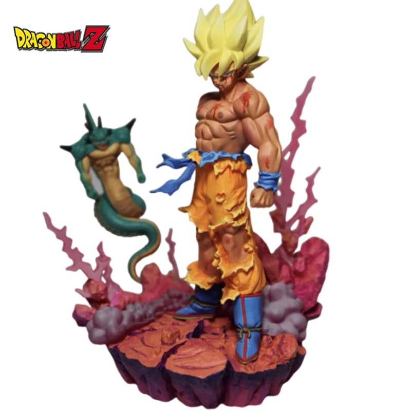 Figura Dragon Ball Z Super Saiyan Goku & Guldo 17cm