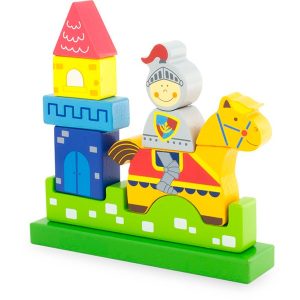 Puzzle Magnético Caballero 10p Madera