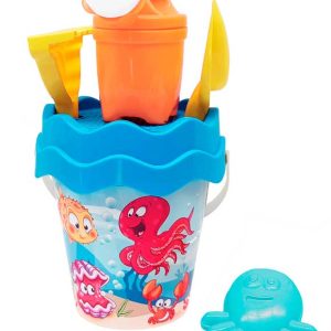 Cubo equipado peces c/regadera