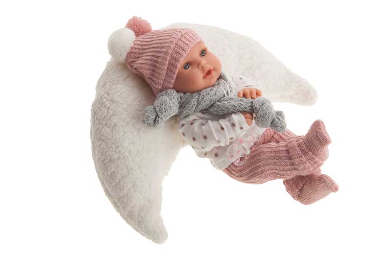 Muñeca kika cojin luna 27 cm.