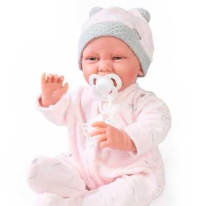 Muñeco recien nacido nico 40 cm.