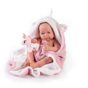 Muñeca recien nacida nica unicornio