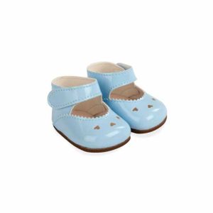 Set zapatos azules muñeco 45 cm.