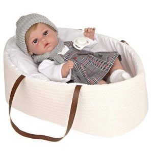 Muñeca elegance nia gris 33 cm.