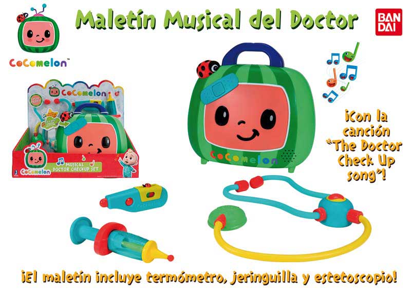 Maletin musical doctor cocomelon
