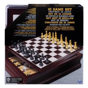 Set 10 juegos caja de madera