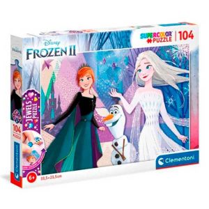 Puzzle 104 pzas. frozen ii jewels