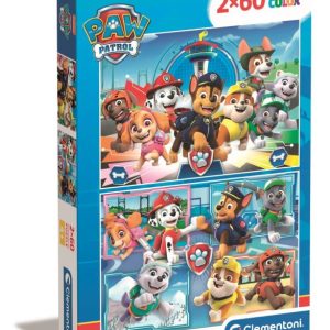 Puzzle 2×60 pzas. patrulla canina
