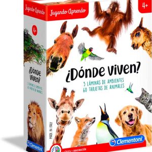 ¿donde viven? jugando aprendo