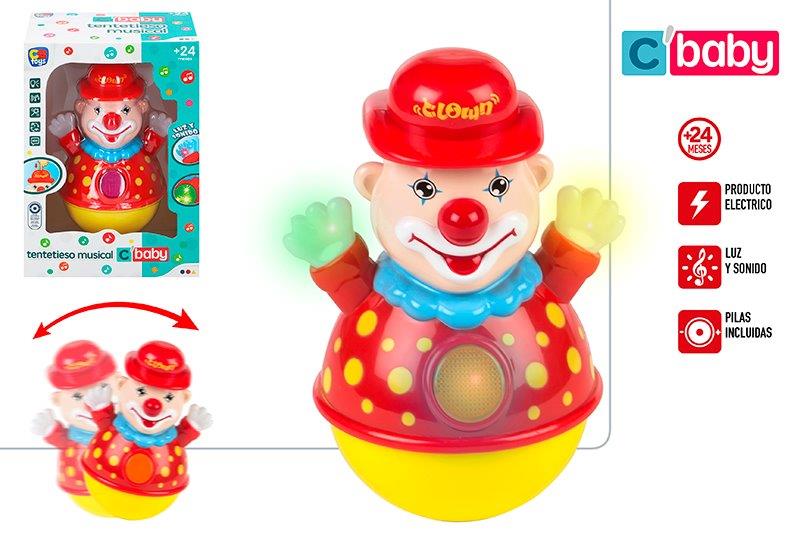 Tentetieso payaso musical c/luz