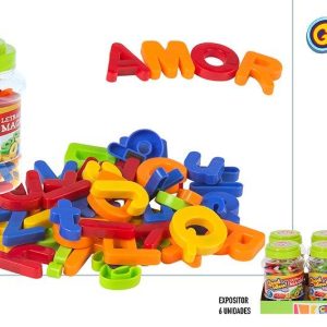 Letras y numeros magneticos 52 pzas