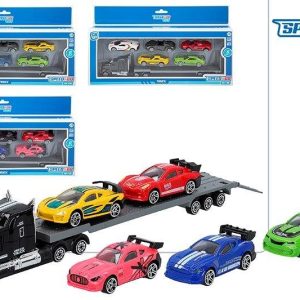 Camion c/5 coches metal speed & go