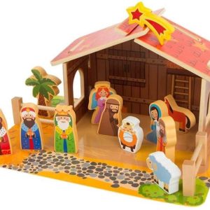 Belen madera 20 pzas. woomax