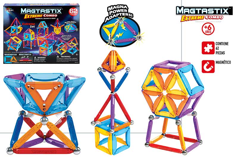 Magtastix extreme combo 62 pzas.