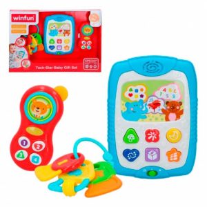Set tablet+telefono+sonajero bebe