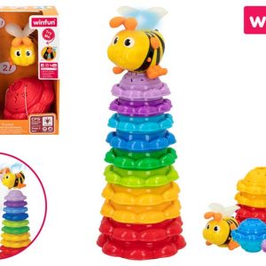 Apila y aprende abeja y girasoles