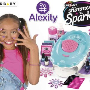 Super spa de uñas shimmer’n sparkle