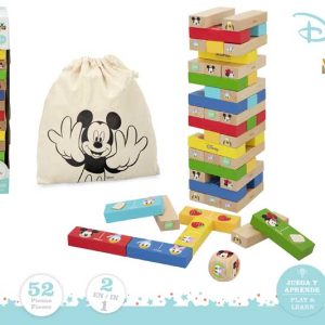 Torre bloques madera/domino disney