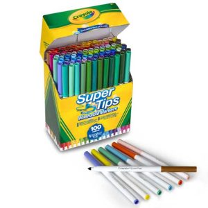 100 rotuladores lavables supertips