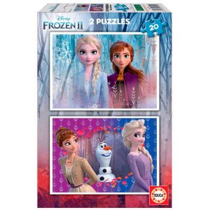 Puzzle 2×20 pzas. frozen ii