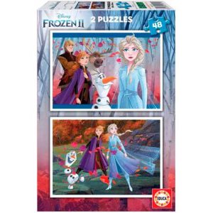 Puzzle 2×48 pzas. frozen ii