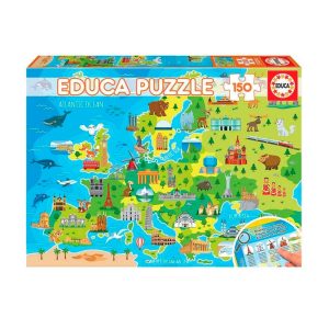 Puzzle 150 pzas. mapa de europa