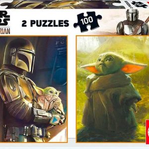 Puzzle 2×100 pzas. the mandalorian
