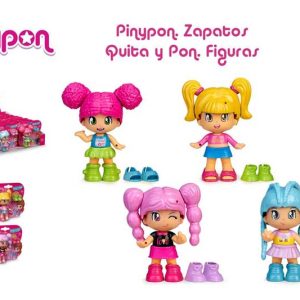 Figura pinypon zapatos quita y pon