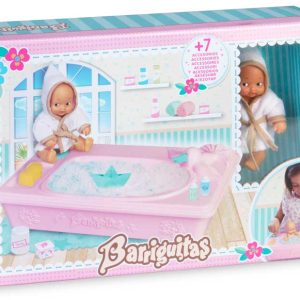 Bañera c/muñeca barriguitas bebe