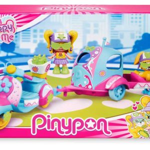 Moto con remolque pinypon my puppy