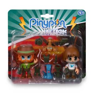 Pack 2 figuras wild pinypon action