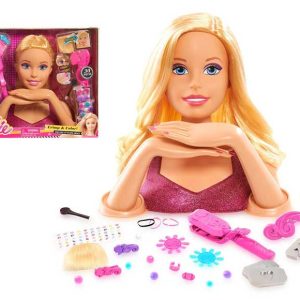 Busto barbie deluxe riza y colorea