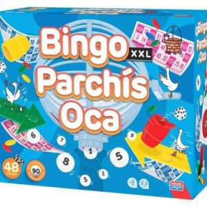 Juego bingo xxl + parchis + oca