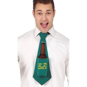 Corbata porta cerveza
