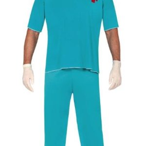 Disfraz cirujano adulto t-l