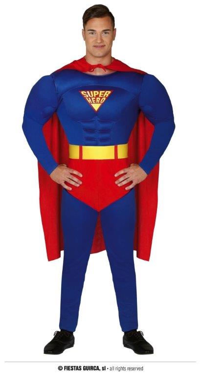 Disfraz superheroe adulto t-xl