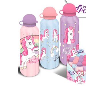 Cantimplora aluminio unicornio 500m