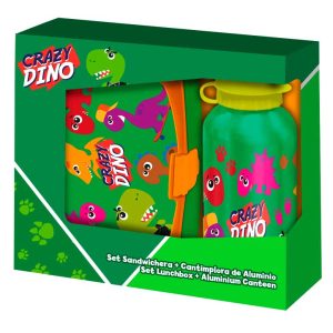 Sandwichera+cantimplora crazy dino
