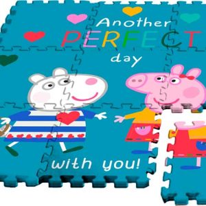 Puzzle eva 9 pzas.peppa pig c/bolsa