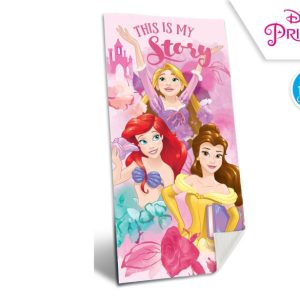 Toalla princesas 70×140 cm. algodon