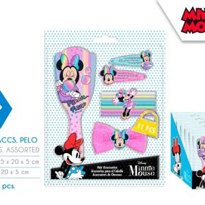 Accesorios cabello minnie 11 pzas.