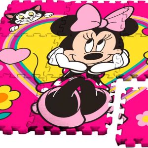 Puzzle eva 9 pzas. minnie c/bolsa