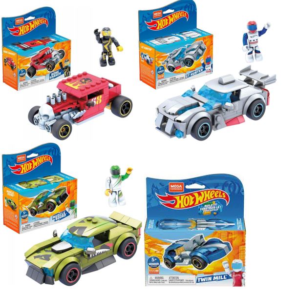 Coche mega construx hot wheels surt