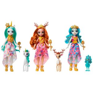 Muñeca royal enchantimals c/mascota