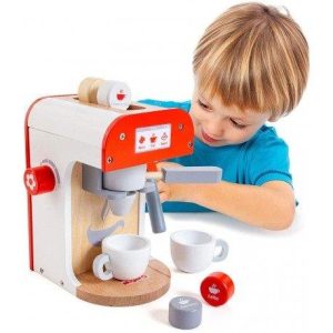 Cafetera 8 accesorios madera