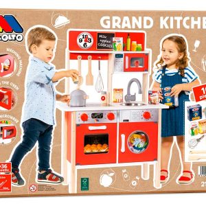 Gran cocina madera c/10 pzas.