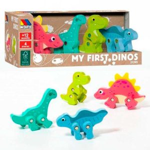 Set mis primeros dinosaurios madera